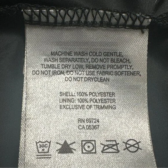 Columbia Sportswear Black Windbreaker Jacket M Gorpcore Normcore Athletic - Picture 5 of 7